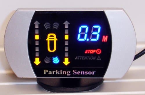 Black 8 sensors Parking Reversing sensor buzzer & LED display
