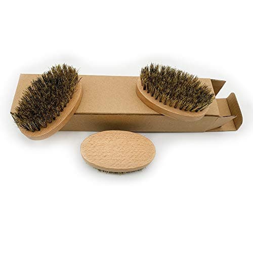 Beard Brush For Men With 100% First Cut Boar Bristles.