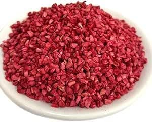 Freeze Dried Raspberry - Premium Freeze-Dried Raspberry Pieces, Grade AA, 50g, 100% Natural, No Added Sugar or Preservatives, Raw Vegan Freeze Dried Fruit Crumb