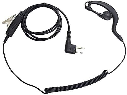 M Head Earpiece Headset PTT with Mic for 2-pin Motorola Two Way Radio 10 Pack