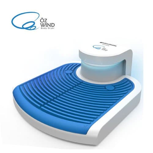 1pcs of OZwind Body Dryer Non Heater function available Modern Blue Color 110V English Manual including
