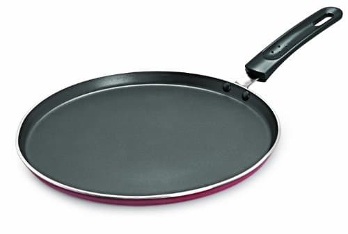 Eris Flat Induction Griddle Tava, 12-Inch, Black