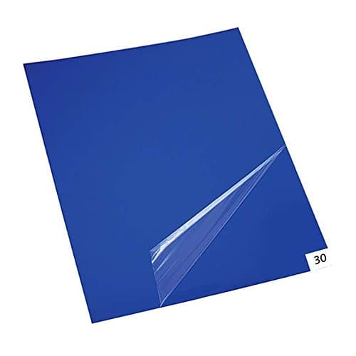 - 10 mats/Box, 30 Layers per mat, 36" x 45", 4.5 C Blue Sticky mat, Cleanroom Tacky Mats/PVC Sticky Mats/Adhesive Pads, Used for Floor (for Home/Laboratories/Medical Offices use)