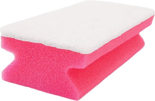 Arcora 01142ROW Handle Non-Woven Sponge – Pink/White (Pack of 10)