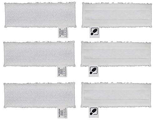 6 Pcs Replacement Accessories Compitable for Karcher Steam Cleaner Durable Microfiber Mop Cloth Pad Refill for Karcher EasyFix SC 2, SC 3, SC 4, SC 5 Floor Nozzle