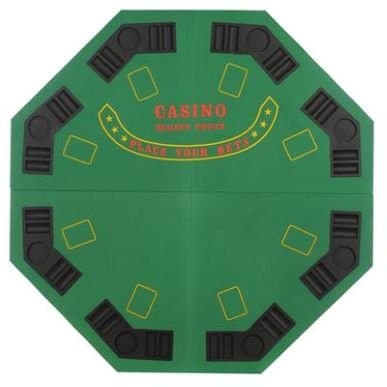 4 Fold Casino Table - GREEN - Board Game - Paroh