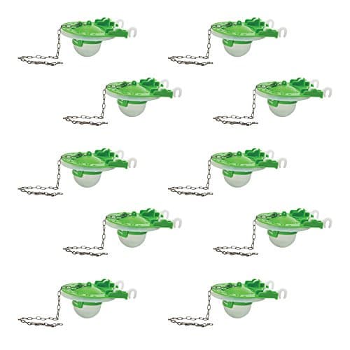 (10-Pack) Elba Adjustable Toilet Flapper - 3-Inch - Fits Great Majority of Models, Adjusts to the Correct Water Level (Contractor's Choice - 10 Units)