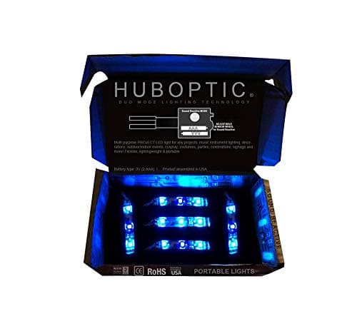 HUBOPTIC LED Lighting, 10mm (DIY-Blue-5-1-LED)