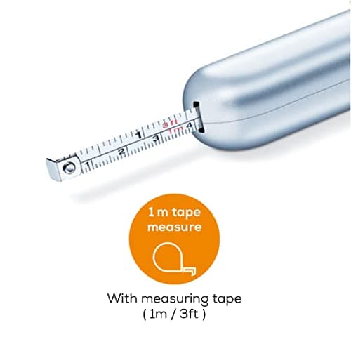 Beurer LCD Display LS 06 Luggage Scale | Blue Backlit LCD | Automatic Hold Function | Suitable for Weighing Other Objects | Weight Capacity 40 kg