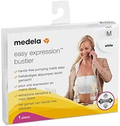 MedelaWomen's Easy Expression Bustier - for Comfortable, Hands-Free Breast Pumping, Compatible with All Medela Breast Pumps