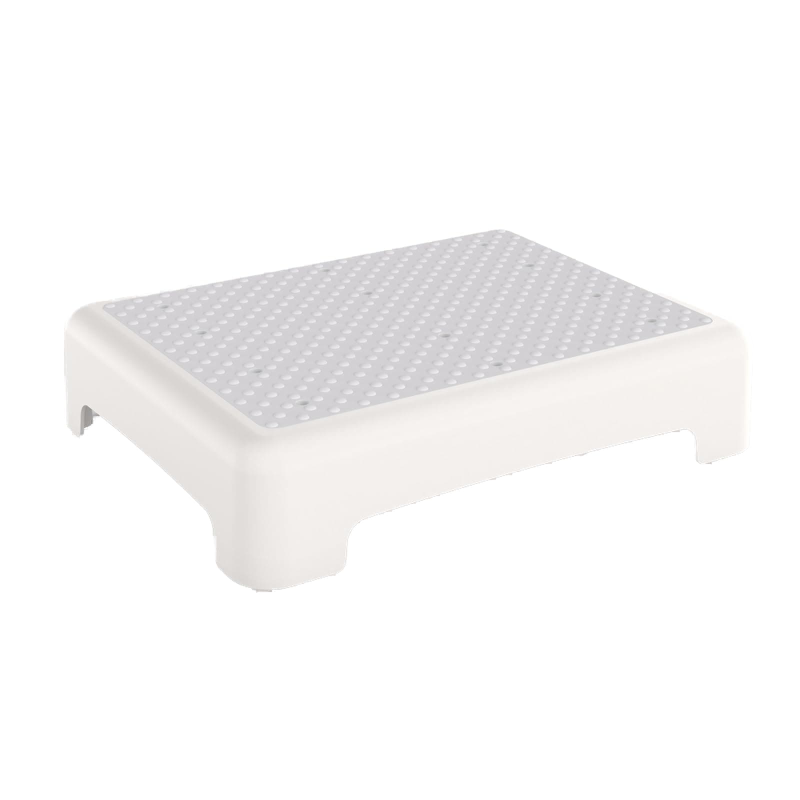 HBTower Mobility Step Stool, Non-Slip Step Platform Indoor and Outdoor, Portable Step Riser for Adults & Seniors, Safety Step for Car, Bedside, Office, Shower, Stairs(White)