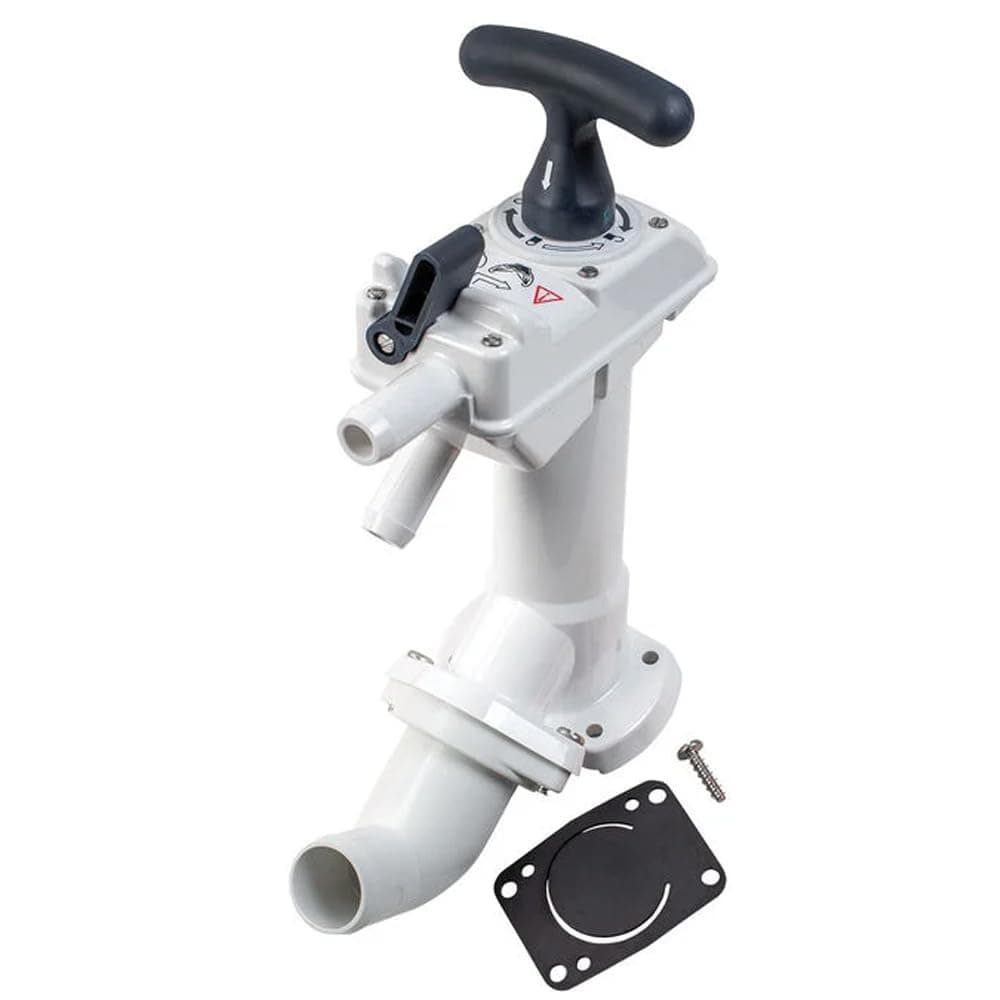 Jabsco 29040-3000 Replacement Pump Assembly, Twist 'N' Lock Manual Toilets, Fits 29090 & 29120,White