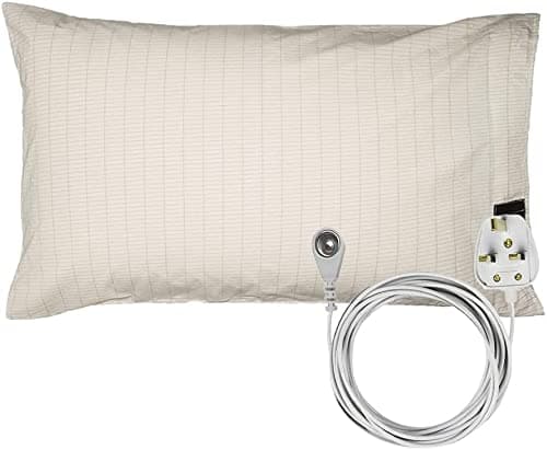 Earthing Pillowcase Grounding Pillowcase for Grounding Mat Better Sleep Reduce Stress (20X30in)