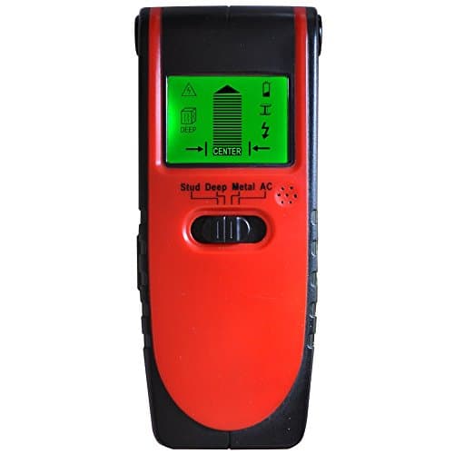 Stud Finder - Bovini MultiScanner Stud Sensor - Center Finding and Edge Finding - Electronic Wall Scanner with Live AC WireWarning Detection for Live AC Wire, Metal, Studs, Deep