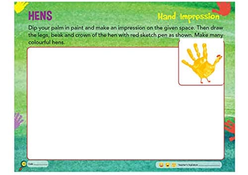 Art and Craft Activity Book 2 for 5-6 Year old kids with free craft material