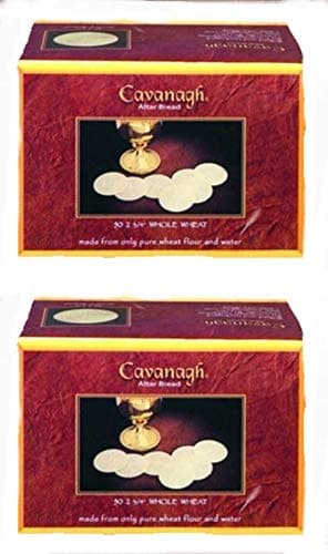Cavanaugh Altar Bread Communion Wafer Host - 2 3/4 Inch Whole Wheat - 100 Count