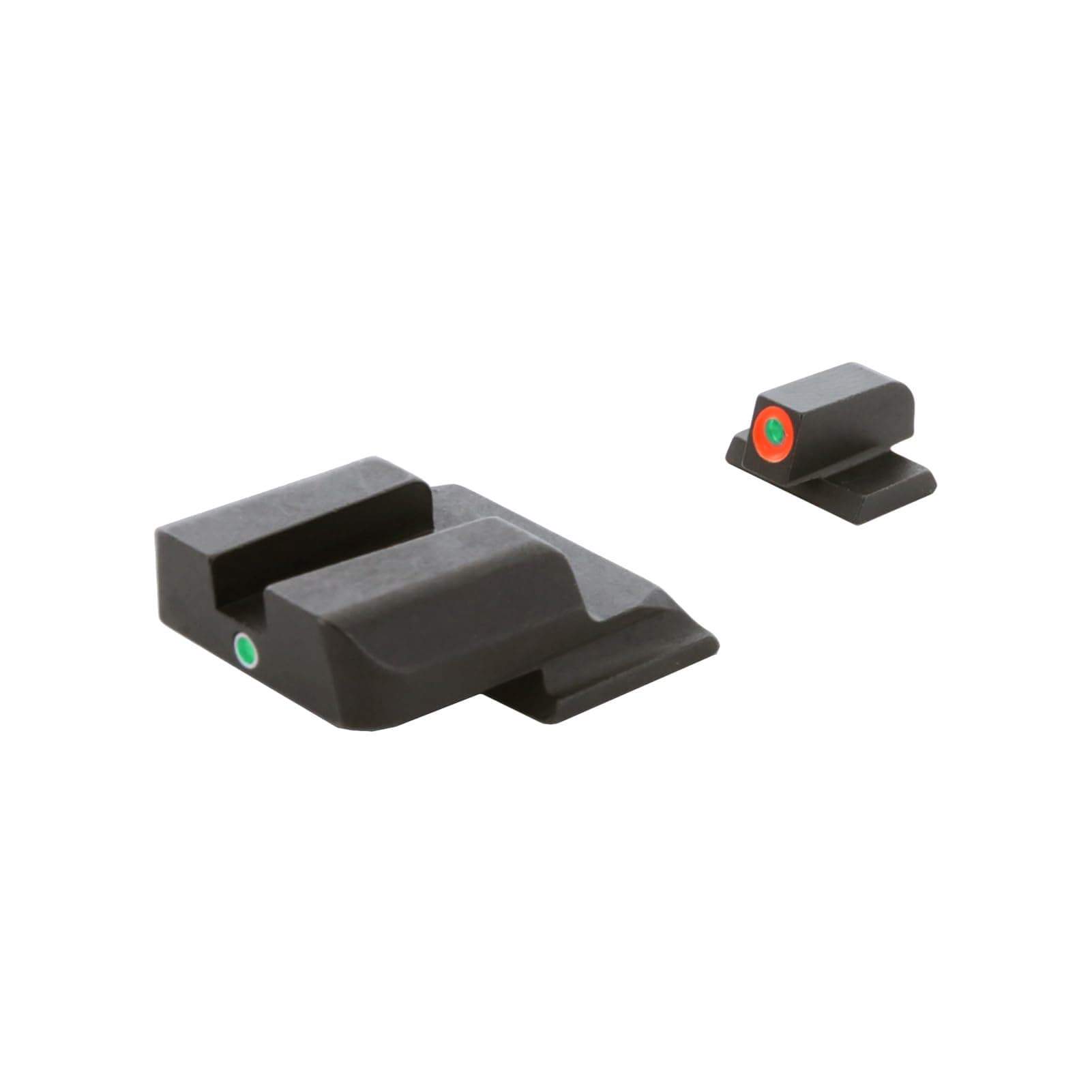 AmeriGloi-Dot Sight Set, Compatible with Smith & Wesson M&P (Excludes .22, .380, Shield, EZ, Pro, C.O.R.E and Equalizer) | Front & Rear Night Sights with Green Tritium Lamps