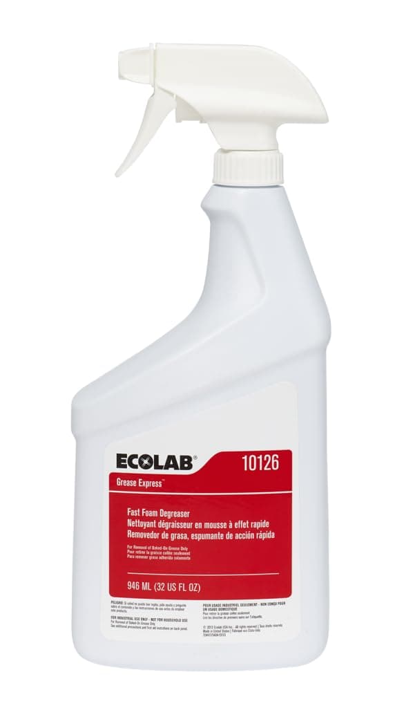 Ecolab Grease Express Fast Foam Degreaser- 32 FL OZ