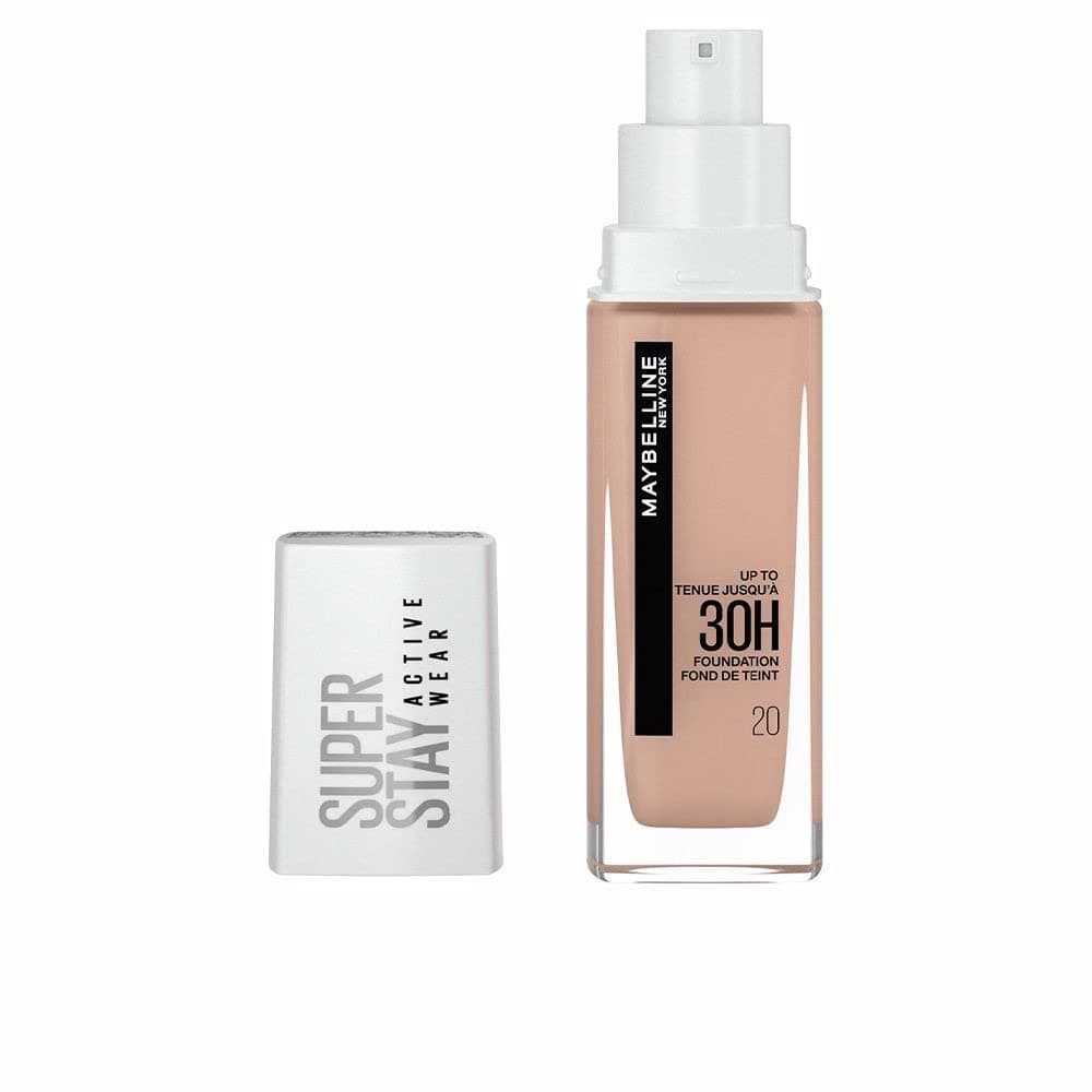 New York Superstay Active Wear Full Coverage 30 Hour Long-Lasting Liquid Foundation 20 Cameo