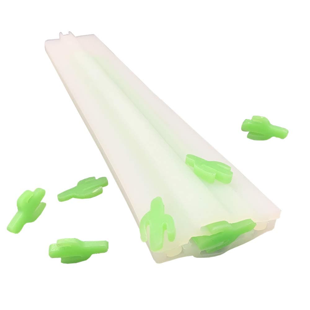 EchoDone Cactus Tube Column Silicone Soap Candle Mold Embed Soap Making Supplies Silicone Mold for Soap