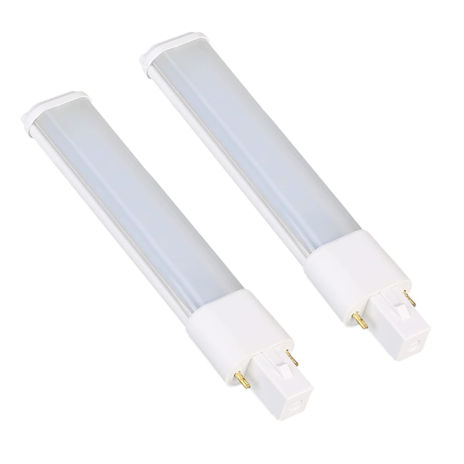 2 Pack 5W G23 LED Bulb, U Shaped 2 pin PL CFL PLS-9W Replacement, 5.3" Length, Daylight White 500LM, Compatible with The Ballast