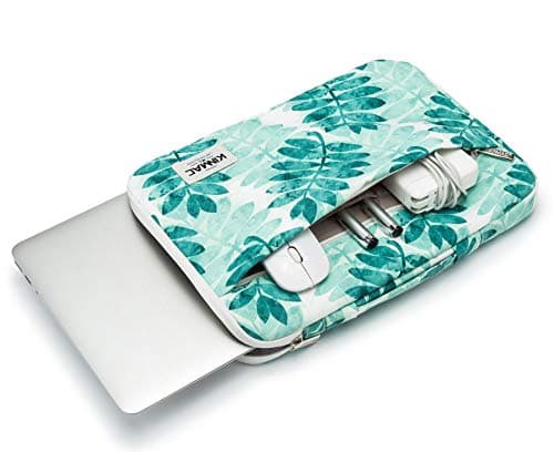 Kinmac Olive Leaf 360° Protective Waterproof 12 inch-13.3 inch Laptop Case Bag Sleeve with Handle for Surface Pro,MacBook Pro 13",MacBook 12",New MacBook Air 13" Retina and iPad pro 12.9