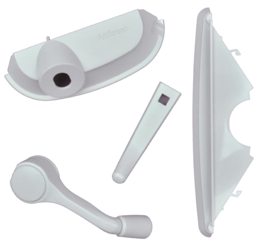 Andersen Improved Casement Window - 200/400 Series - Hardware Pack - Folding/Traditional - White - 1361560