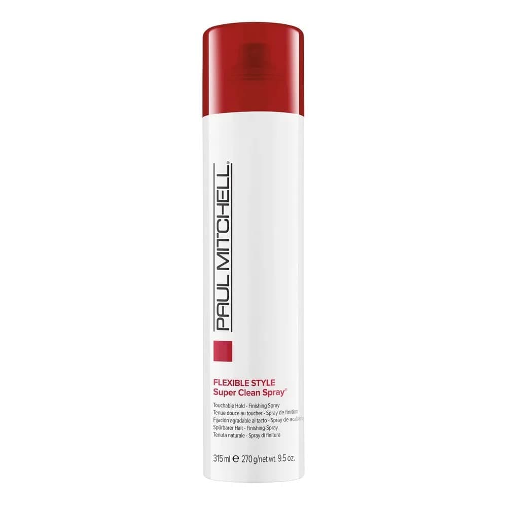 Paul Mitchell Super Clean Hairspray, Fast Drying, Adds Texture + Flexible Hold, For All Hair Types