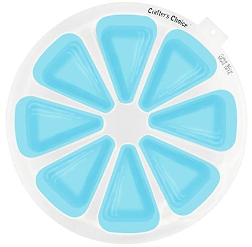 Cake Slice Silicone Mold - Great For Soap Making - Professional Quality Silicone Cake / Pie Slice Mold