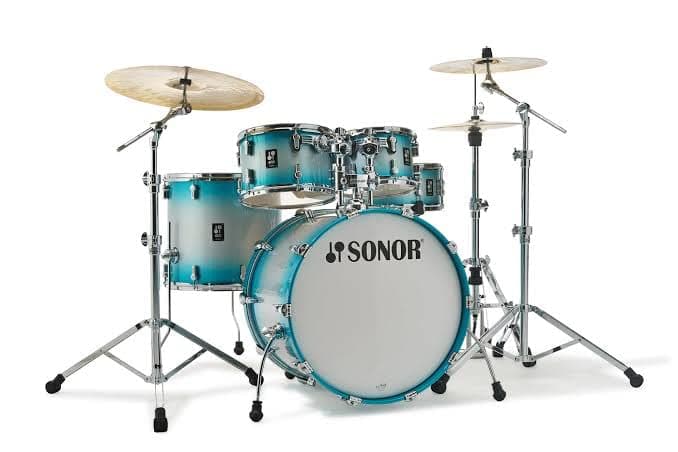 Sonor AQ2 Stage Set ASB 5 Piece Drum Kit - Maple Wood - Turquoise