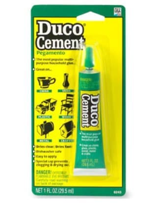 Duco Cement Pegamento Multi-Purpose Household Glue 1 fl oz (29.5 ml)-Pack of 4