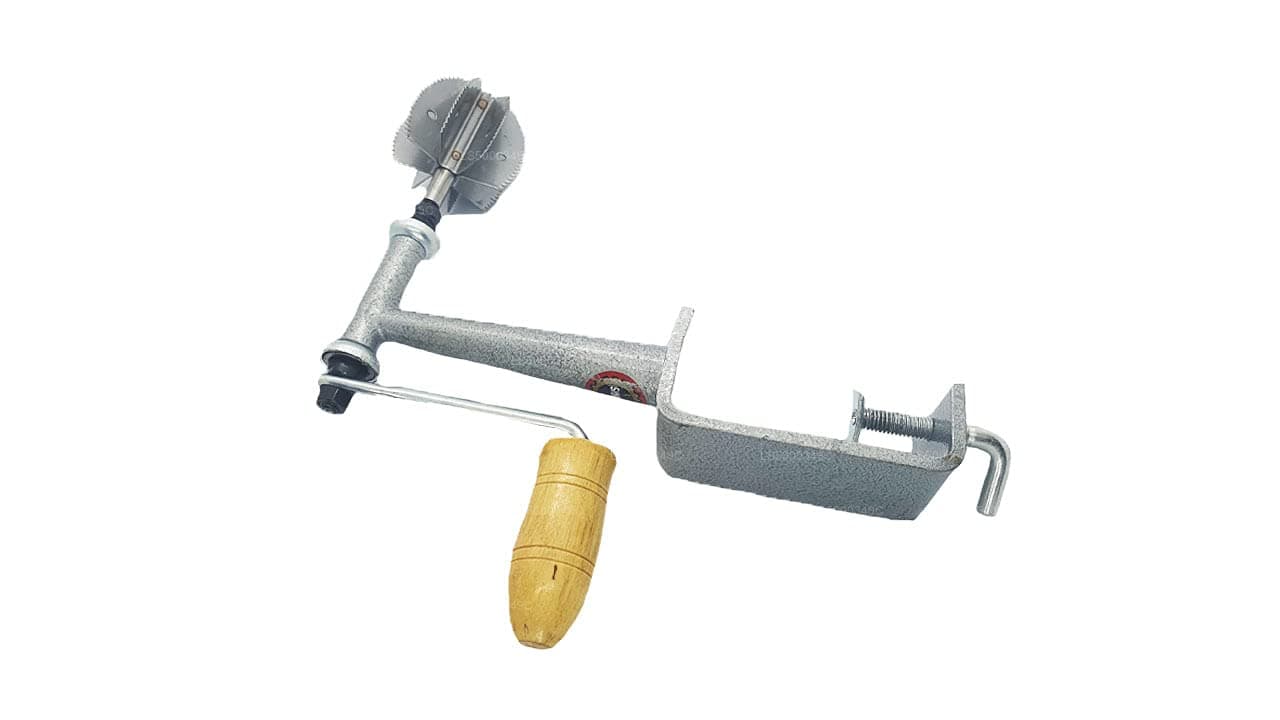 Odiris Stainless Steel Coconut Scraper (Model A8L) with Plastic Blade Cover