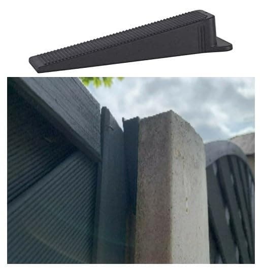 Tape Tech Fence Panel Wedges (20 Pack) Fence Panel Noise Stoppers Security Brackets Stop Fence Panels Rattling & Banging in the Wind