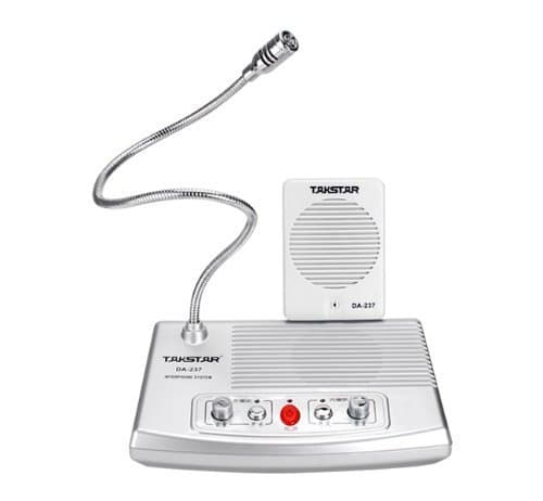 Takstar DA-237 Dialog System for Bank Windows Audio Communication, Noise Reduction, Clear Conversations for Financial Institutions and Customer Service