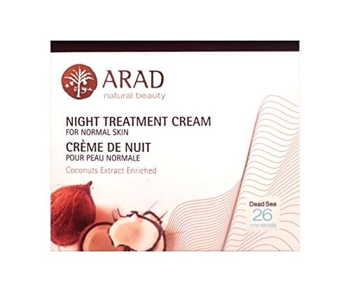 Arad Night Treatment Cream, For Normal Skin, Coconuts Extract Enriched, 1.7 Oz
