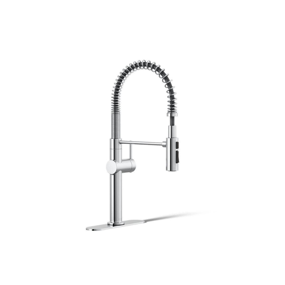 22973-CP Crue High-Arc Kitchen Faucet with Pull Down Spring Spout, Professional Pre-Rinse Kitchen Faucet, Commercial Faucet, Polished Chrome
