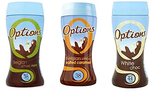 Options 3 Flavours Salted Caramel Mint White Choc