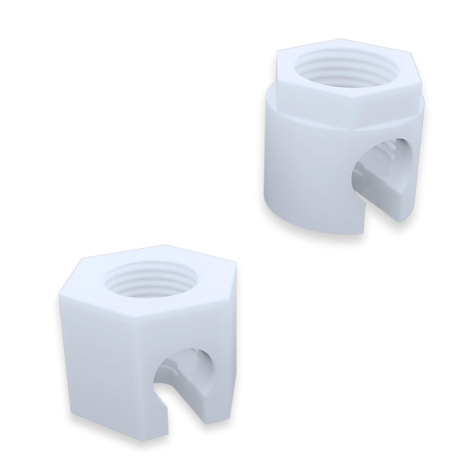 2 Replacement Nuts for Sodastream Compatible with Jet, Spirit, Easy, Crystal, Terra, Duo, Fizzi 1.0 & 2.0 - Accessories for Soda Machine, Leaks, Sparkling Water Maker, Hose Connection