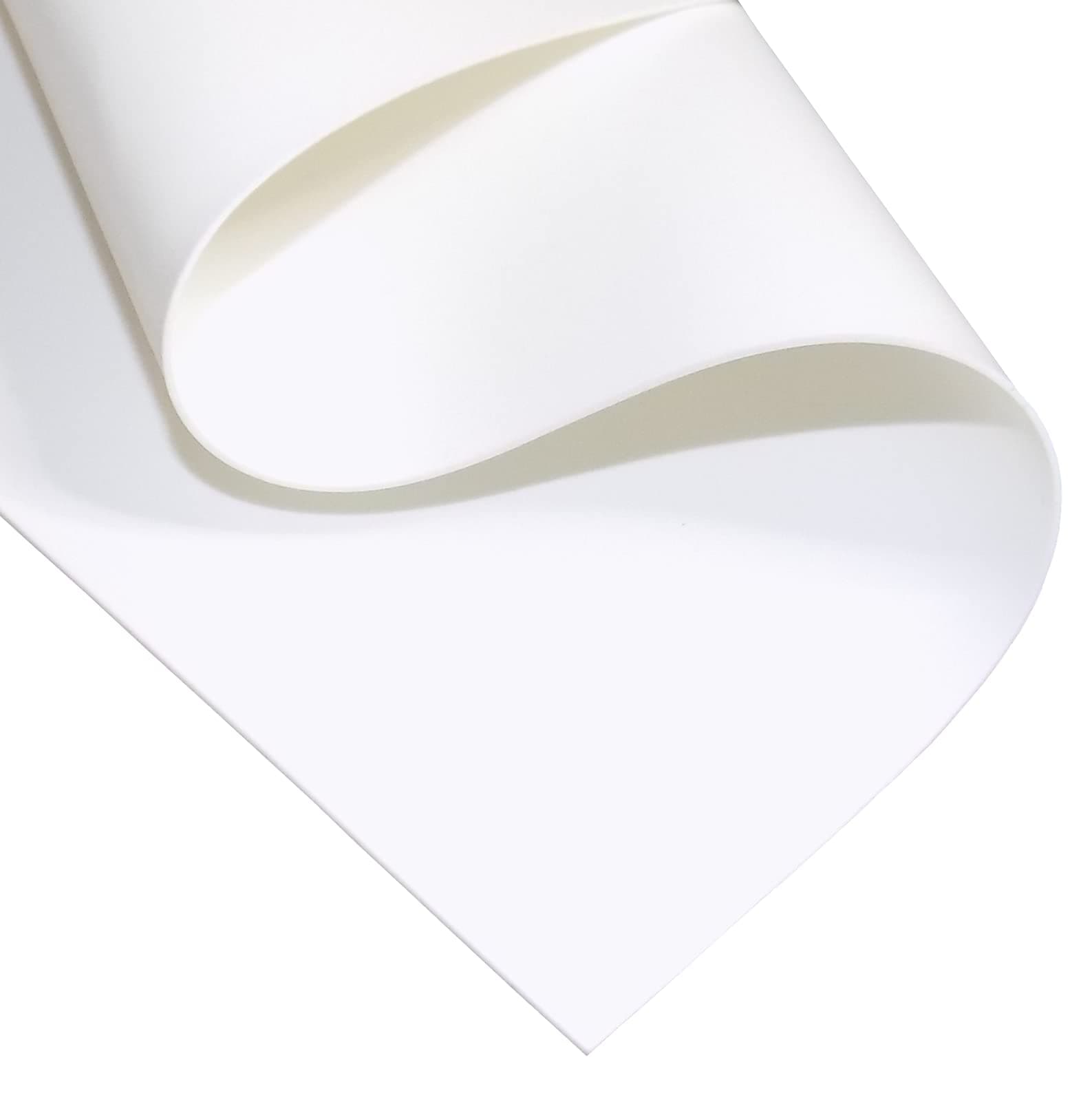 - White Silicone Rubber Sheet, 60A Duro, 1/32 x 9 x 12 Inch, Food Grade, Made in the USA, No Adhesive Backing, High Temp Heavy Duty for Gaskets DIY Food Covers Lids Sealing Material Pads Oven Protection