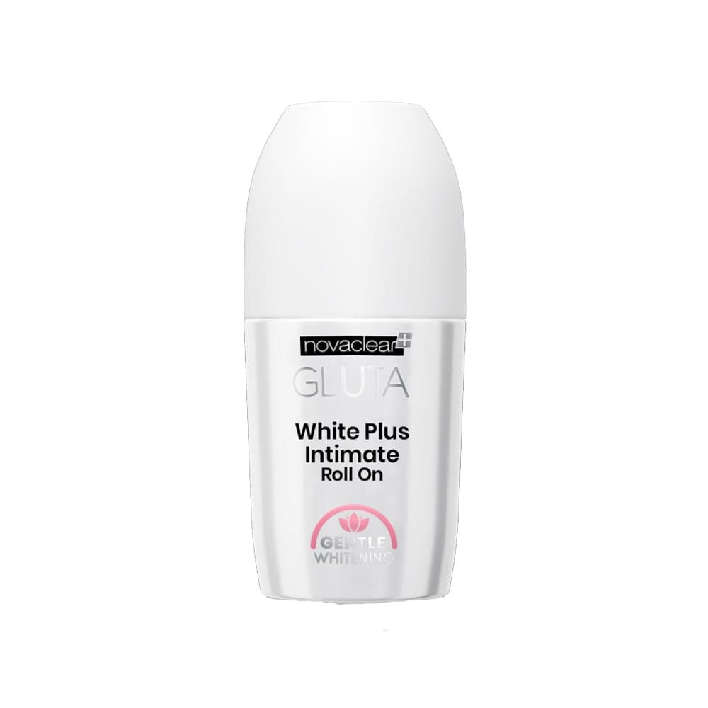 – Gluta White Plus Intimate Roll-On – Brightening Deodorant for Sensitive Areas with Glutathione, Alpha Arbutin & Aloe Vera – Gently Evens Skin Tone & Reduces Dark Spots – 50 ML