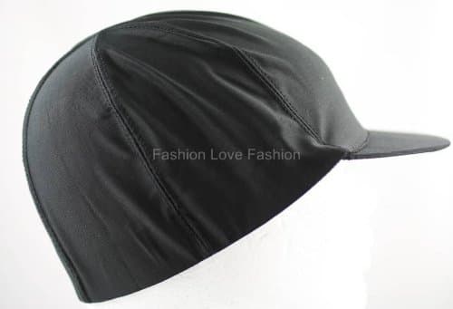 King. J Spandex Visor Dome Cap - Black #201 by King J