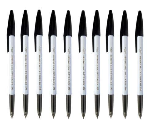 Reynolds 045 Ball Pen Black -50 Pcs. / Box