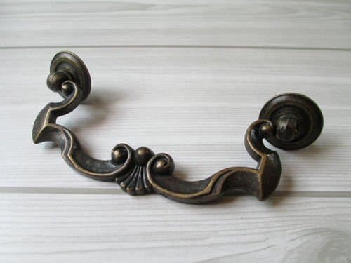 Licricy4.25" Dresser Pulls Drawer Pull Cabinet Door Handle Antique Bronze Vintage Style