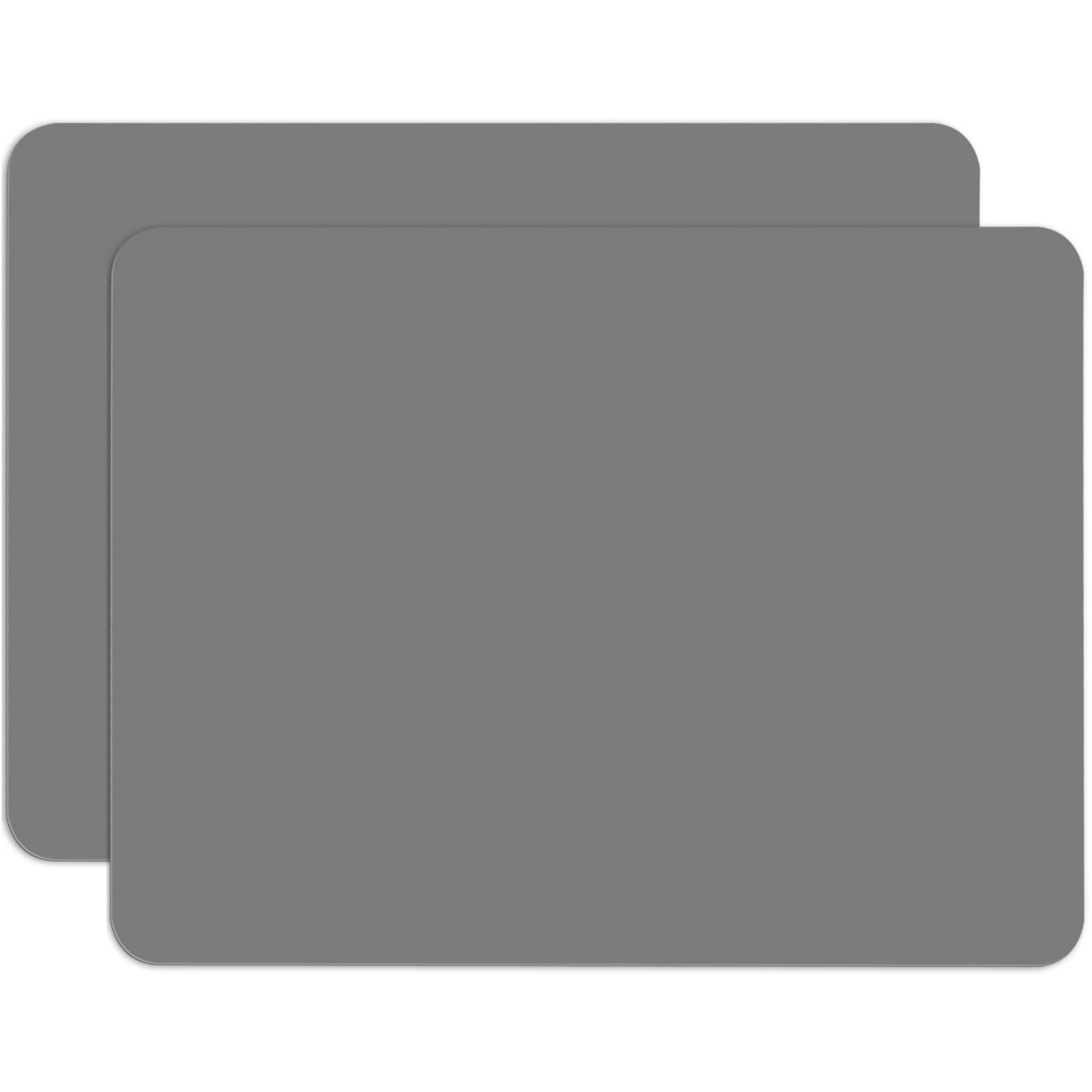 Gartful 2 Pack Silicone Crafting Mats, 15.7" x 11.8" Silicone Mat for Crafts, Large Heat Resistant Sheet for Jewelry Casting Molds, Epoxy Resin, Painting, Counter Table Protector, Placemat, Dark Gray
