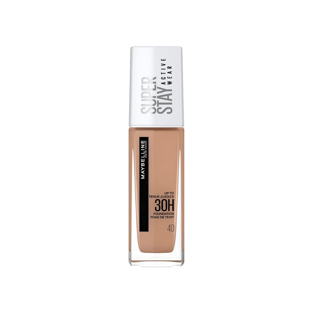New York Superstay Active Wear Full Coverage 30 Hour Long-Lasting Liquid Foundation 40 Fawn