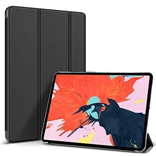 JOAAO Smart Flip Case Cover Compatible for Apple iPad Pro 11-inch (3rd Gen) - Support for Apple Pencil (2nd Gen) Wireless Charging (Sleep/wakeup) (iPad Pro 11 inch 2018, Black)