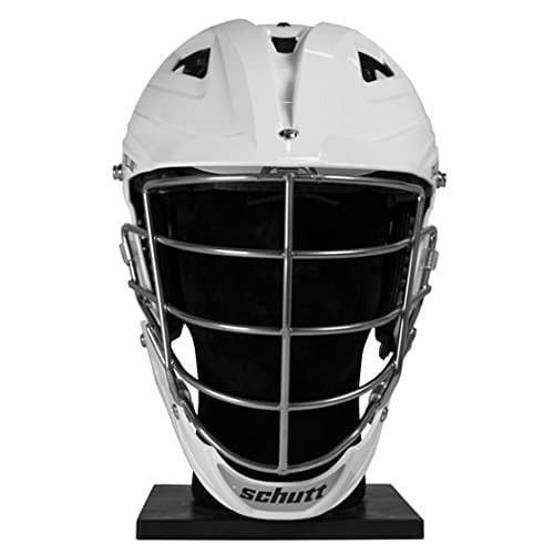 Stallion Schutt STX 575 Helmet White Shell Silver Mask White Chin Strap XL