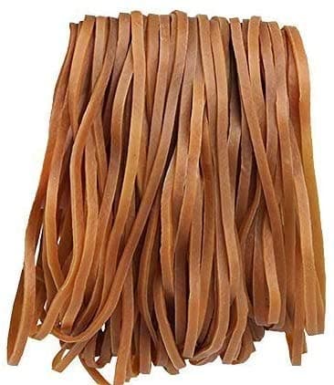 30pcs Large Rubber Bands Long 8inch Width 0.4 Inches Heavy Duty Natural Rubber Band Thickness 0.06 inches Strong Elastic Bands Cord for Office Supplies File Folders Trash