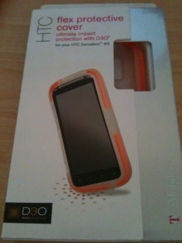 T-Mobile Orange Bumper Case with D30 Impact Protection for the HTC Sensation 4G