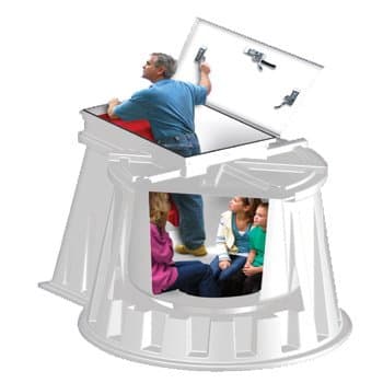 Granger Plastics In-ground Tornado Shelter